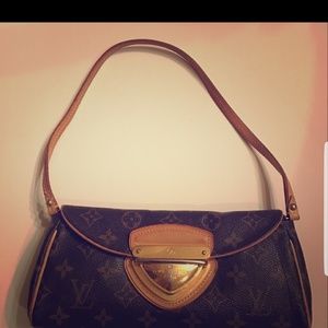 Louis Vuitton monogram Beverly clutch handbag
